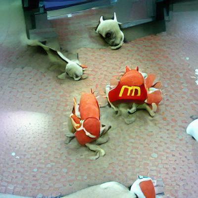 Crab McDonald's dogs