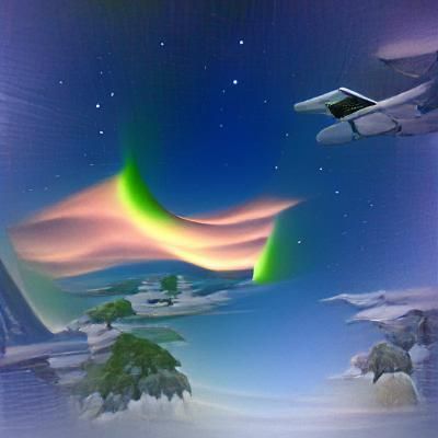 aurora in the sky