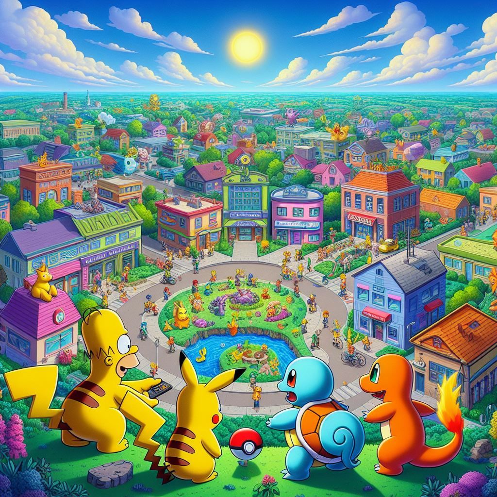 Pokemon meets Simpsons