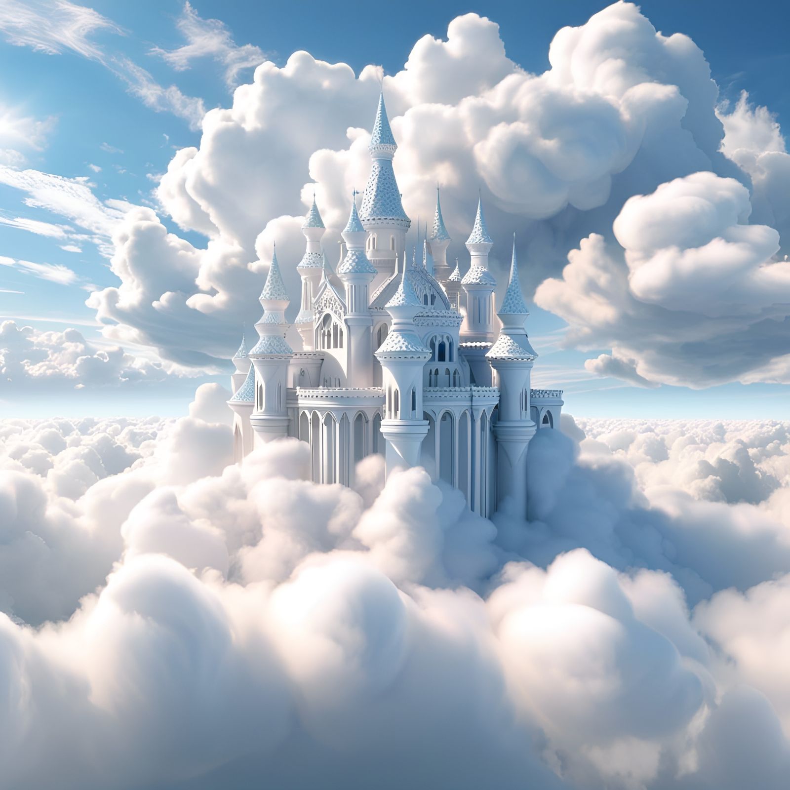 cloud castle  by @Chirminth