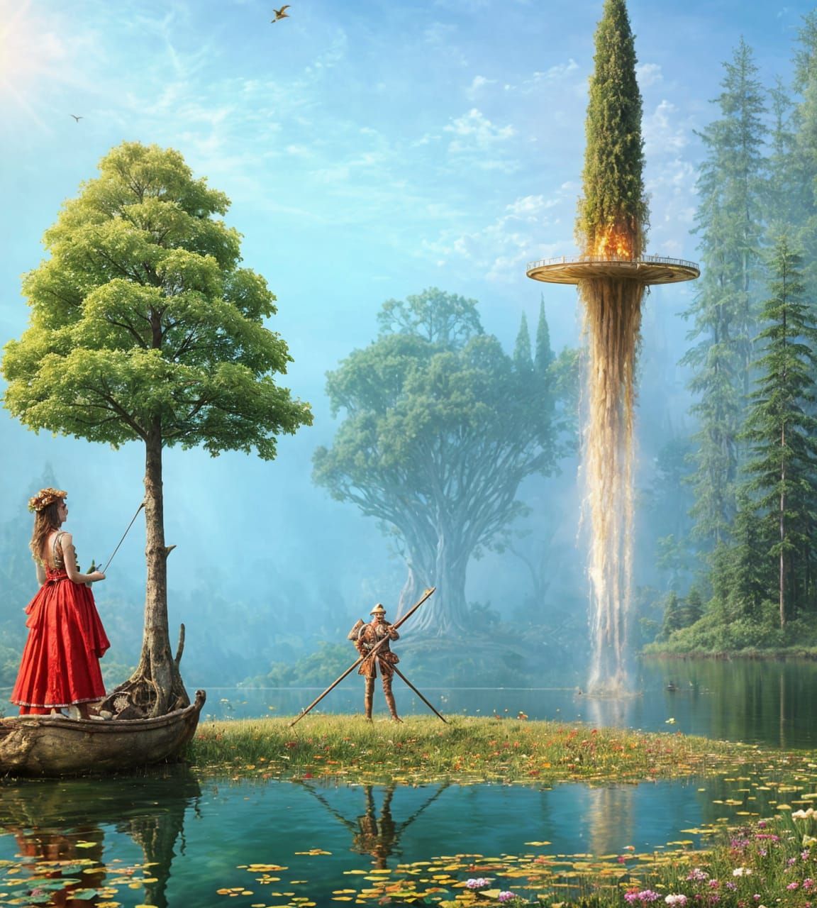 It's one way to get an new tree delivered!