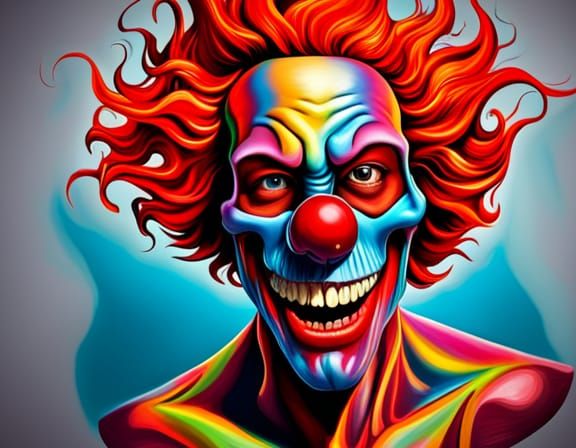 Trippy clown