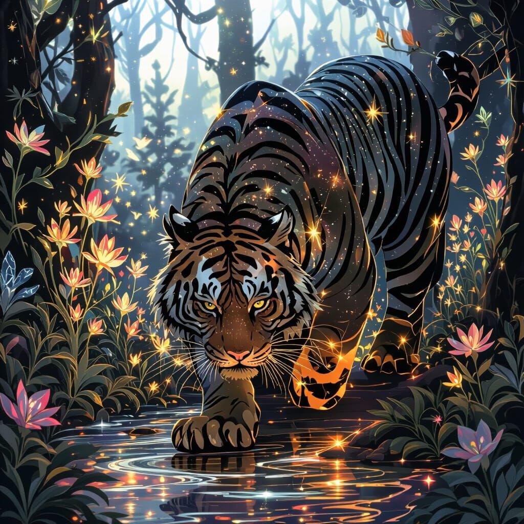 Mr Majestic   by @Abstract Tiger