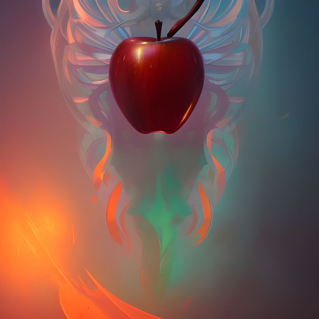 Demonic Apple   by @RainTilla 