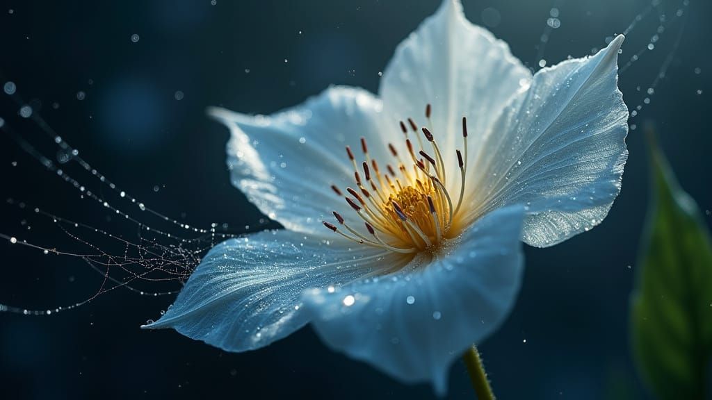 dew-kissed spiderweb   by @BaudouinVH