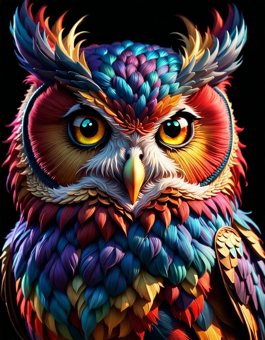 Empress Owl - AI Generated Artwork - NightCafe Creator