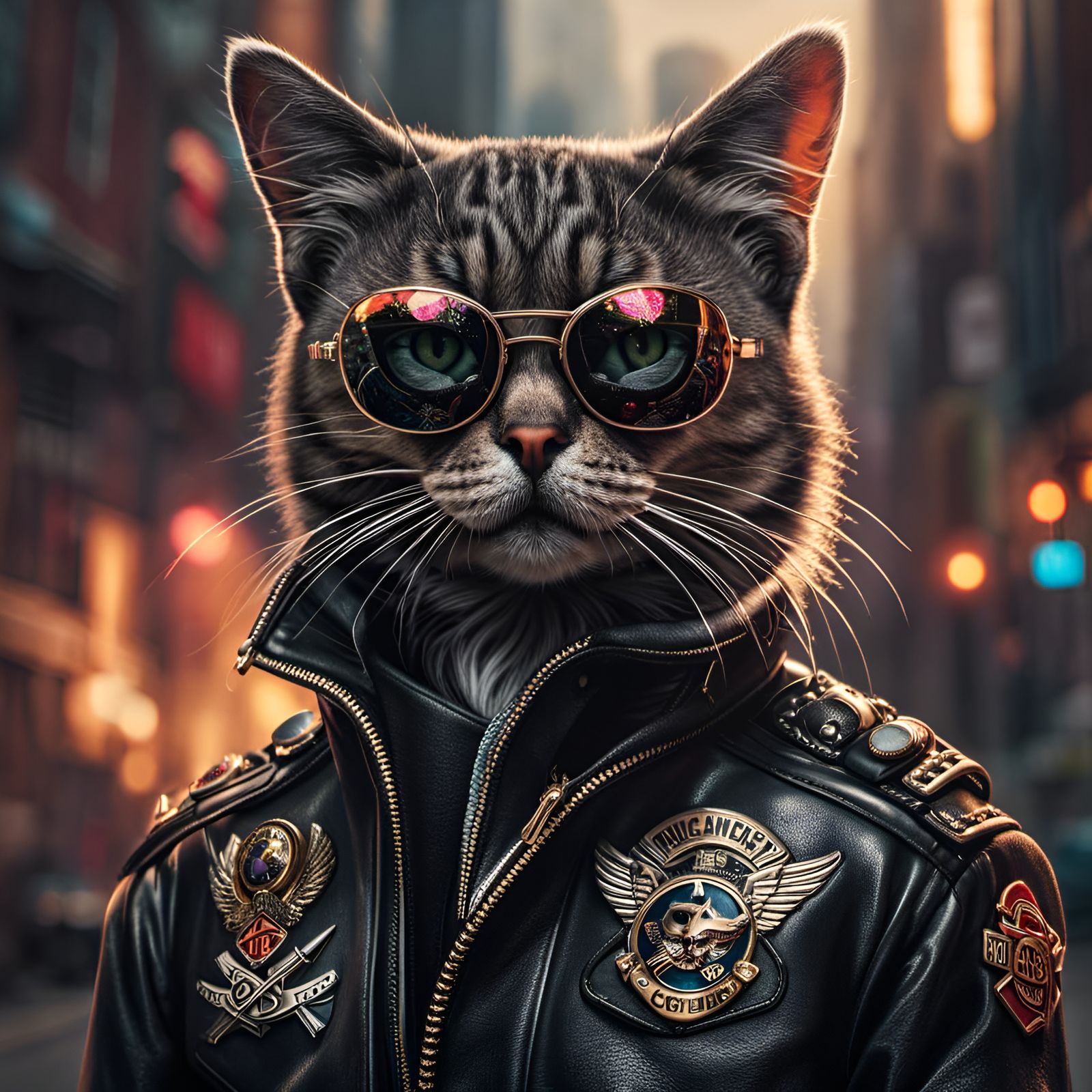 Cool Cat - AI Generated Artwork - NightCafe Creator