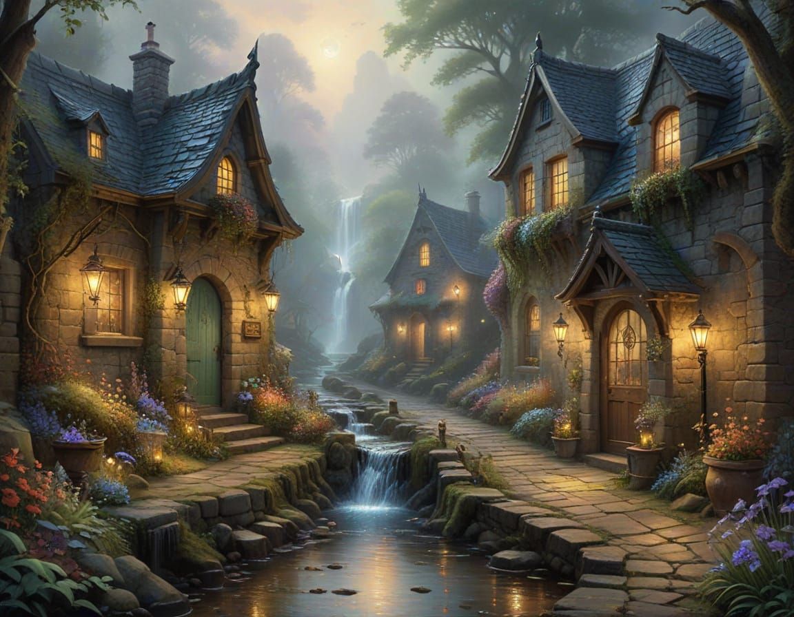 Enchanting alleyway...  by @mossy