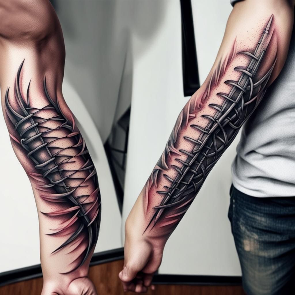 Ripped flesh