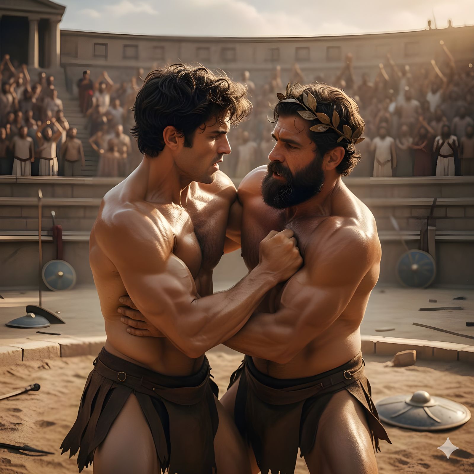 Theseus vs King Cercyon