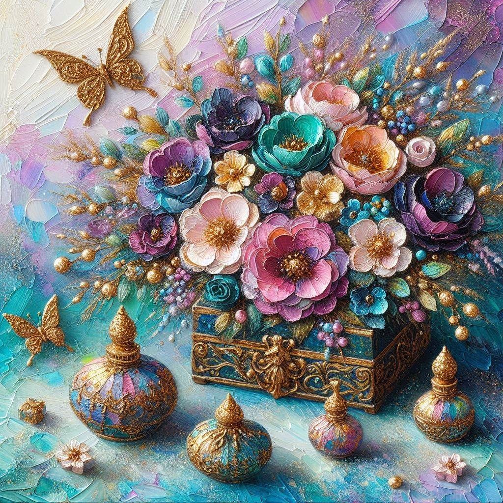 Acrylic Flower Arrangement