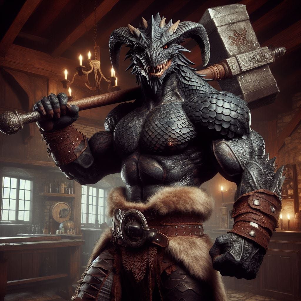 Dragonborn Barbarian