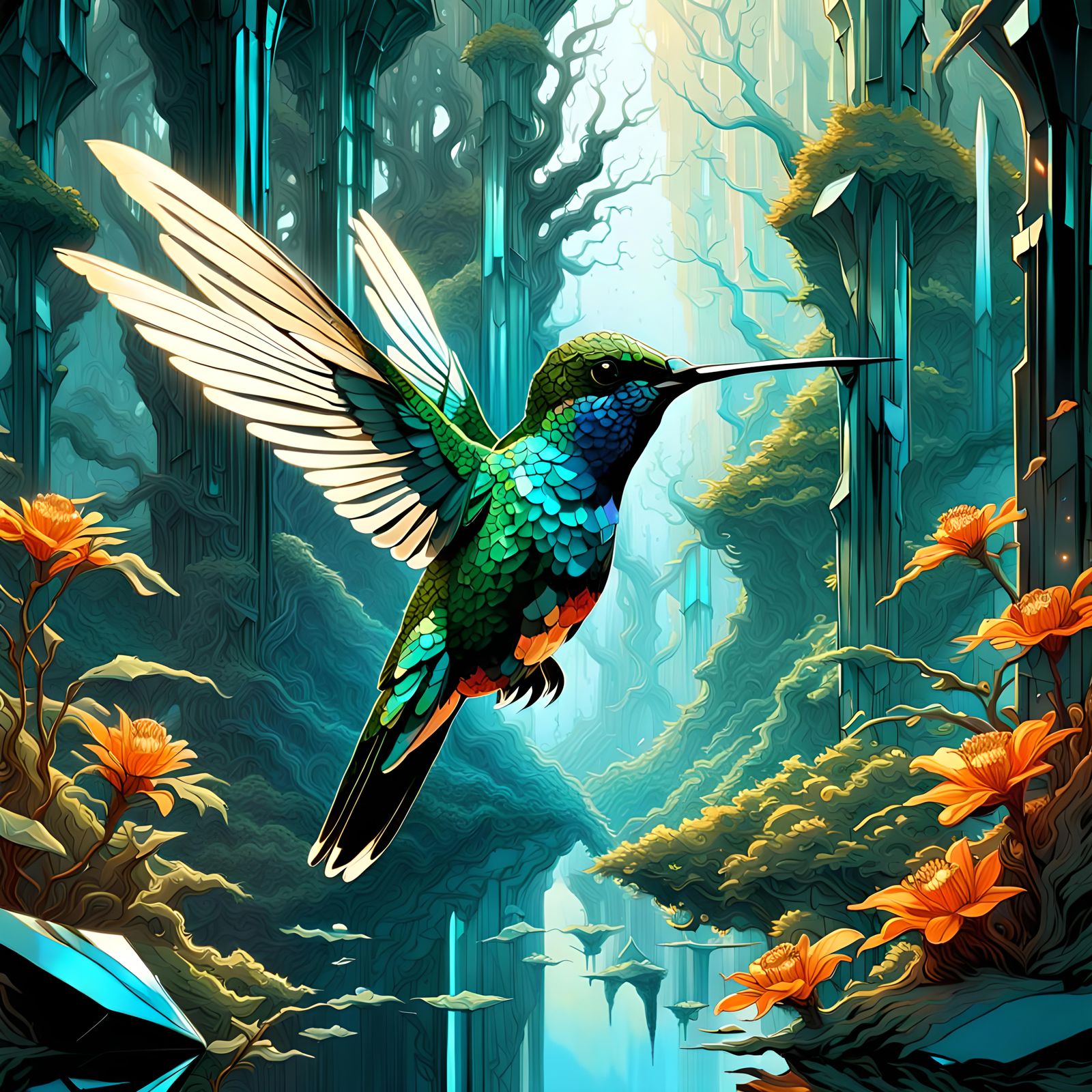 Just humming along.  by @Mormookiee