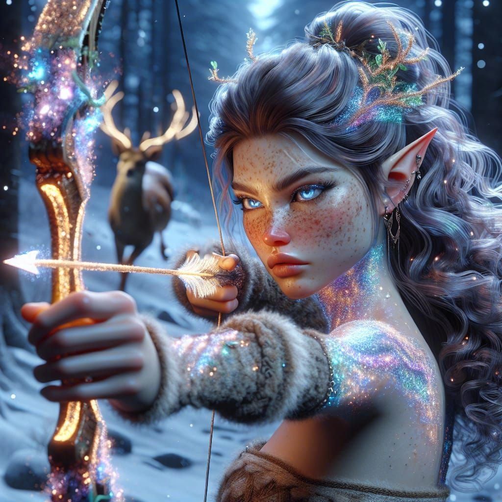 Elven Archer  by @Rosie