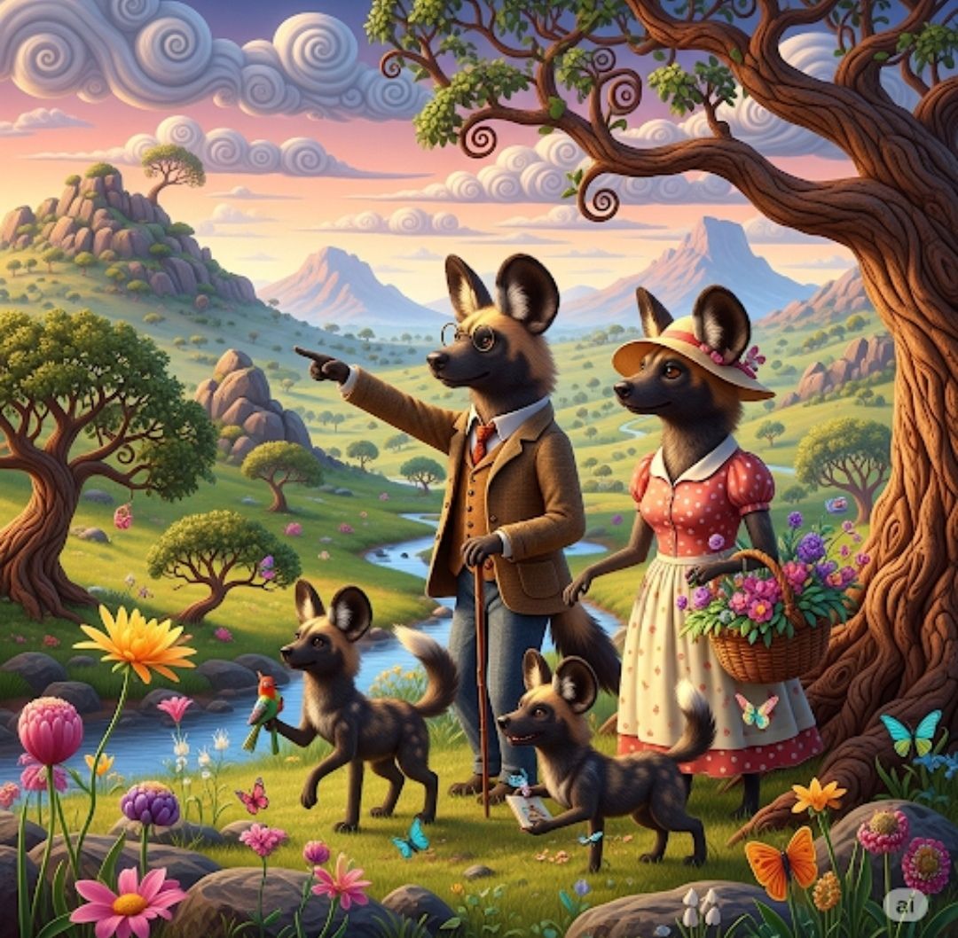 Animal Families: The PaintedDogs