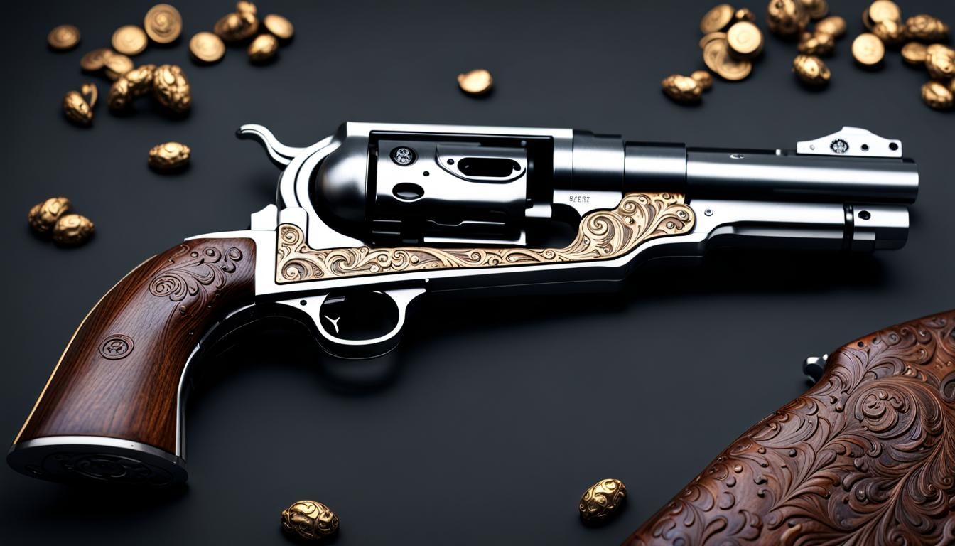 Colt Paterson Revolver - AI Generated Artwork - NightCafe Creator