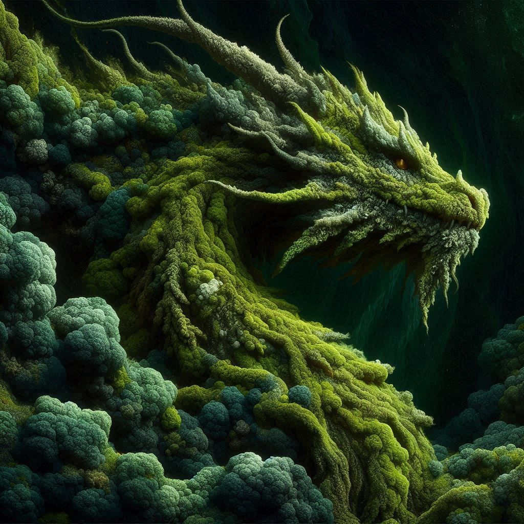 Mossback Dragon of the Enchanted Thicket
