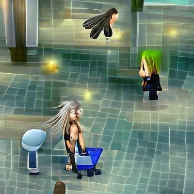 Sephiroth gets denied service for not wearing a shirt