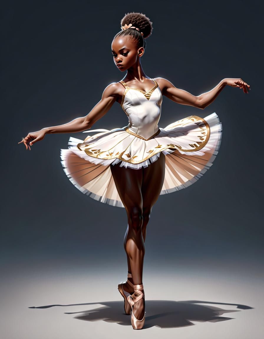 Black Ballerina - AI Generated Artwork - NightCafe Creator