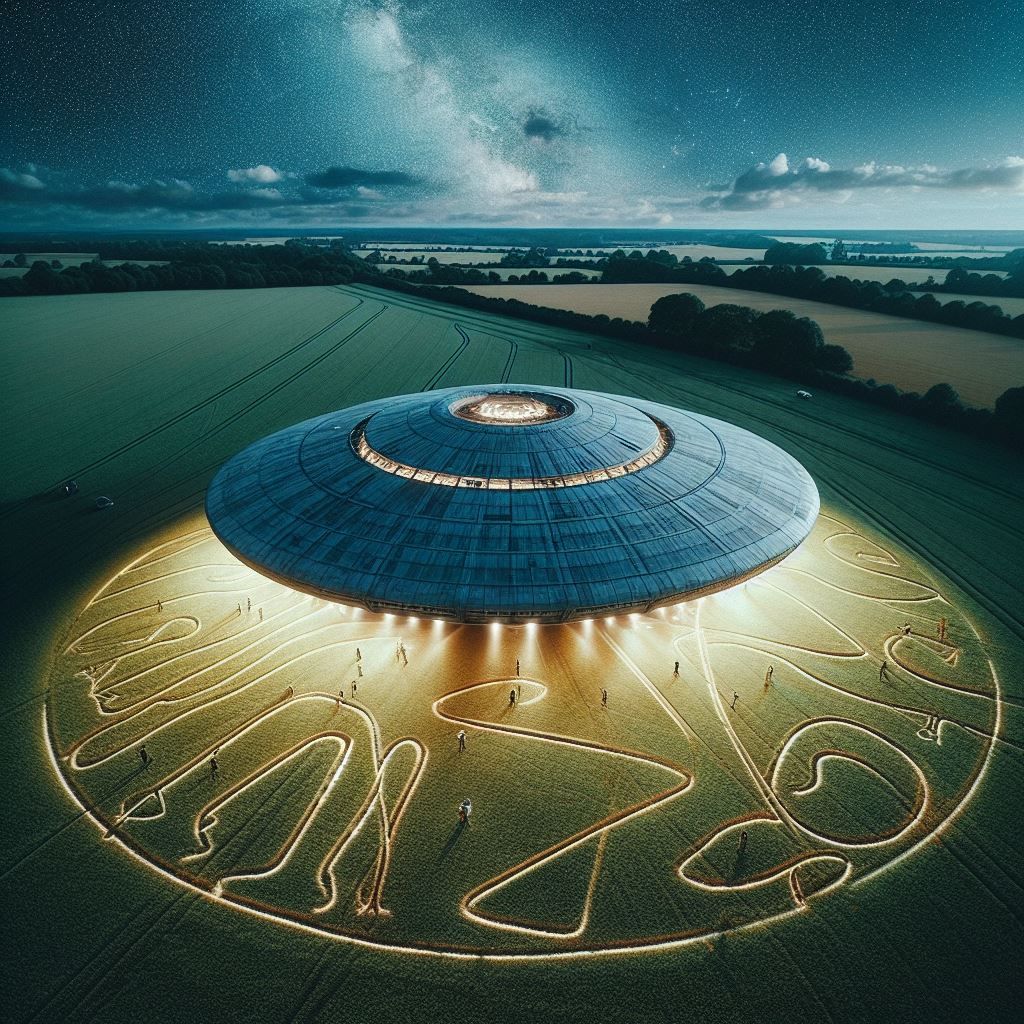 Crop circles, Oxford, England