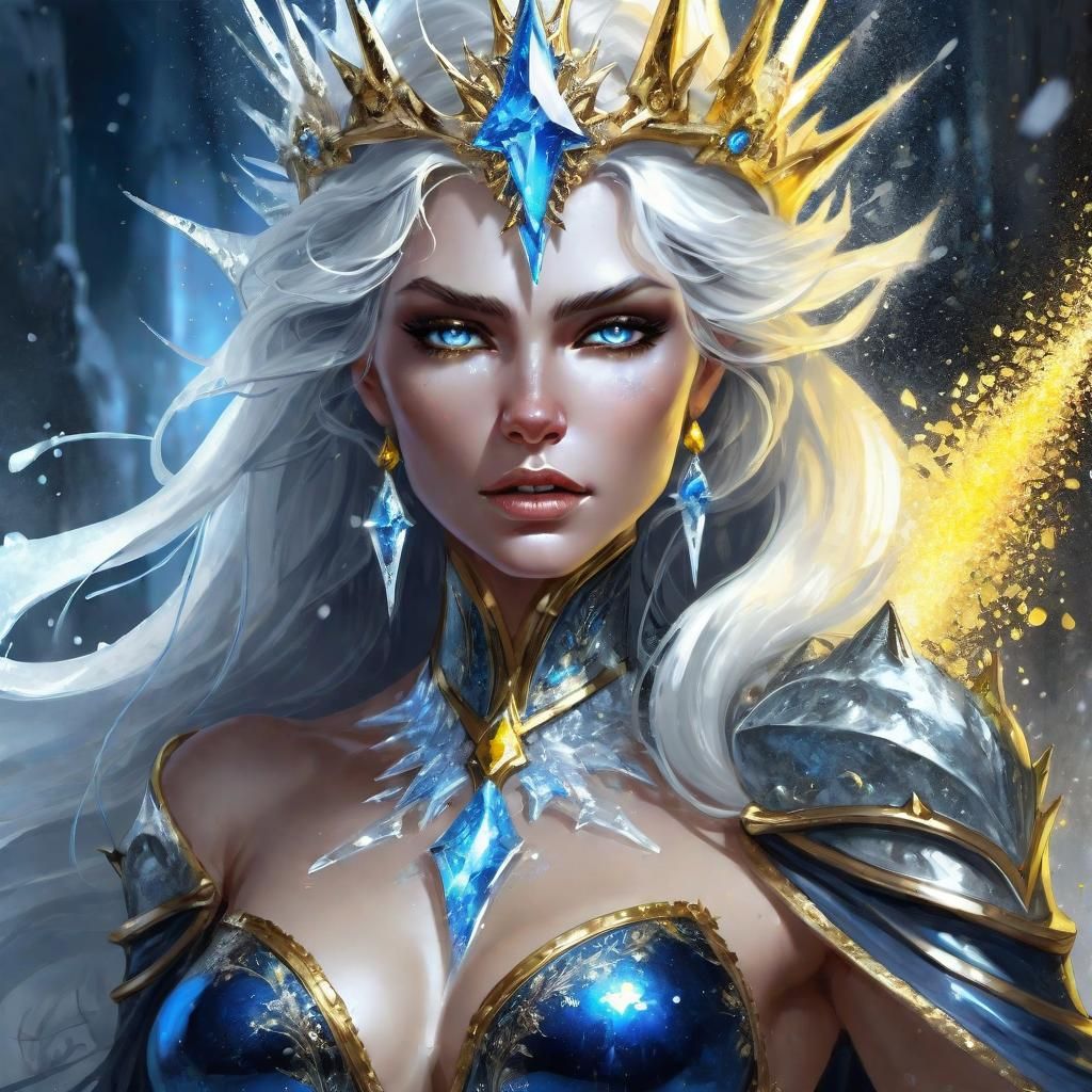 Ice Queen Mistress - AI Generated Artwork - NightCafe Creator