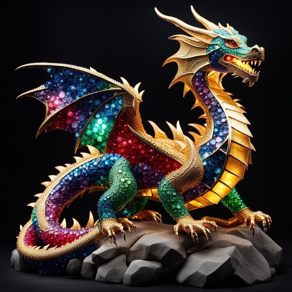 bedazzled dragon  by @JMO
