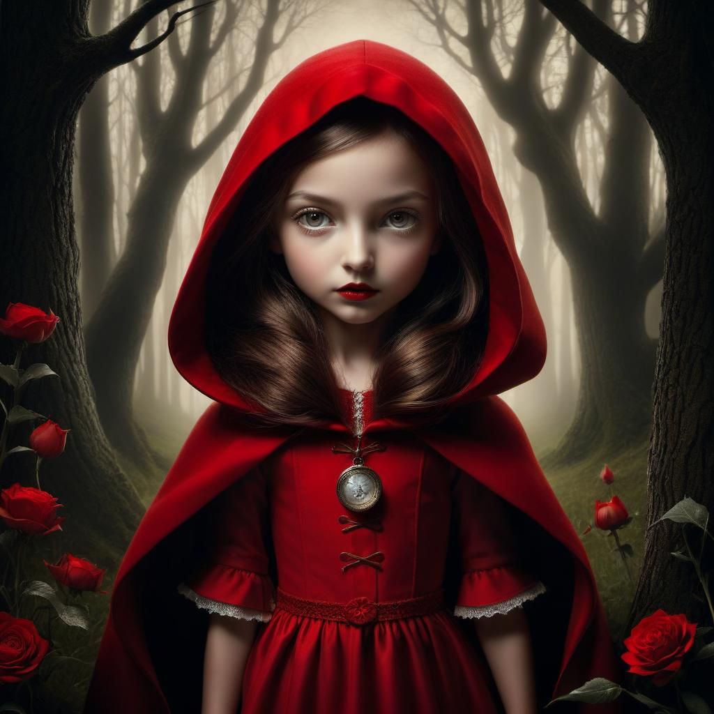 Little Red Riding Hood - AI Generated Artwork - NightCafe Creator