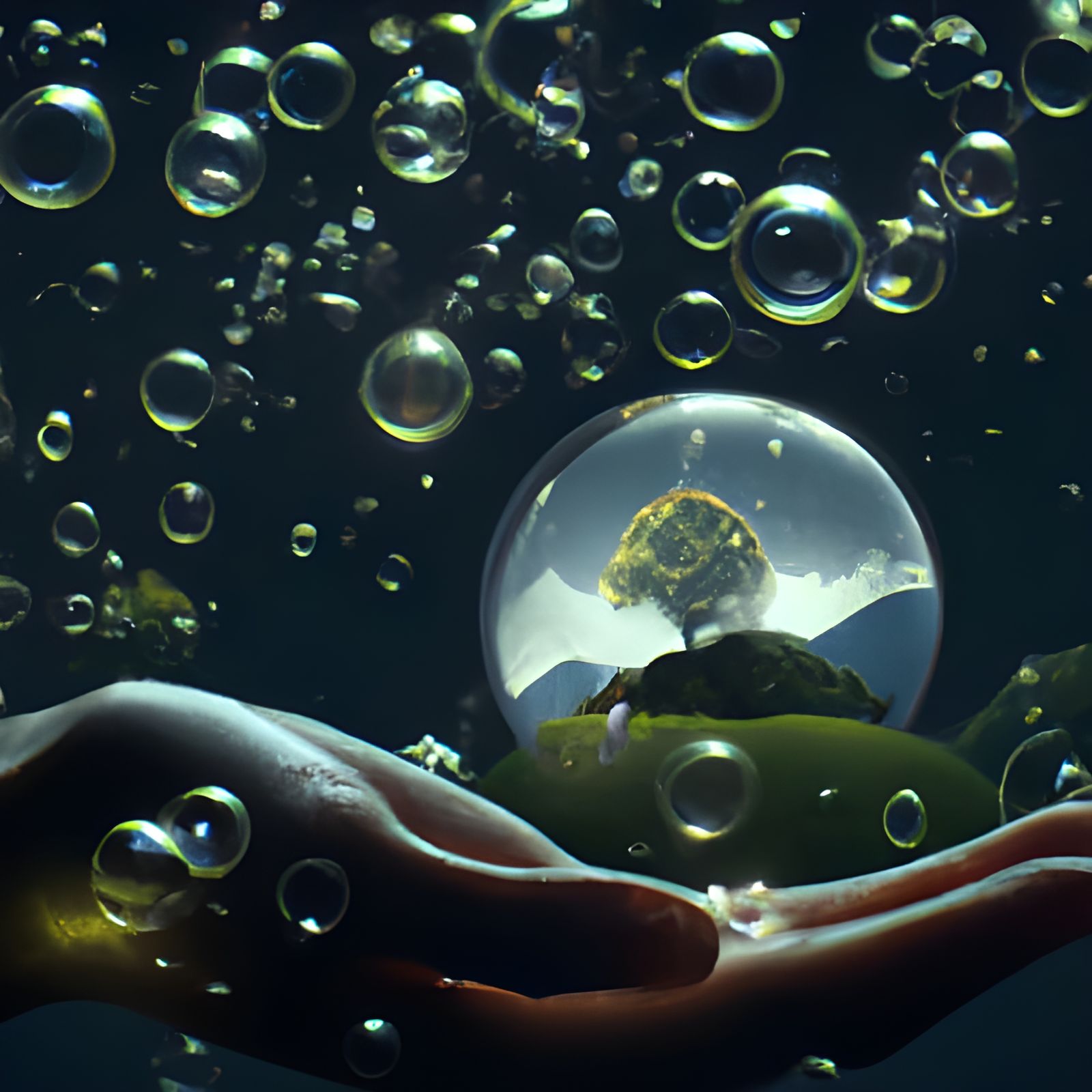 Nature needs a hand  by @Darkling