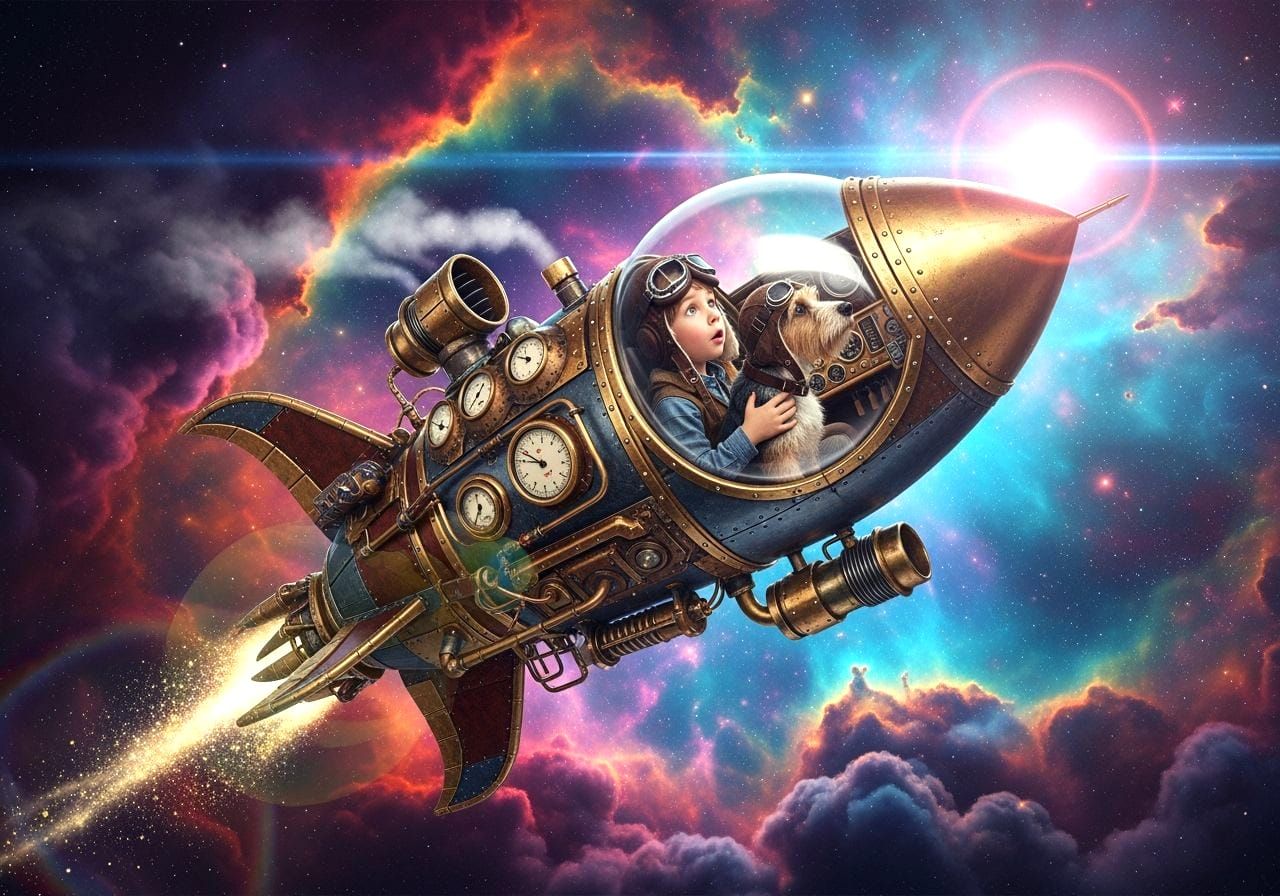 Rocket Ship Adventures  by @BlueJeanRock