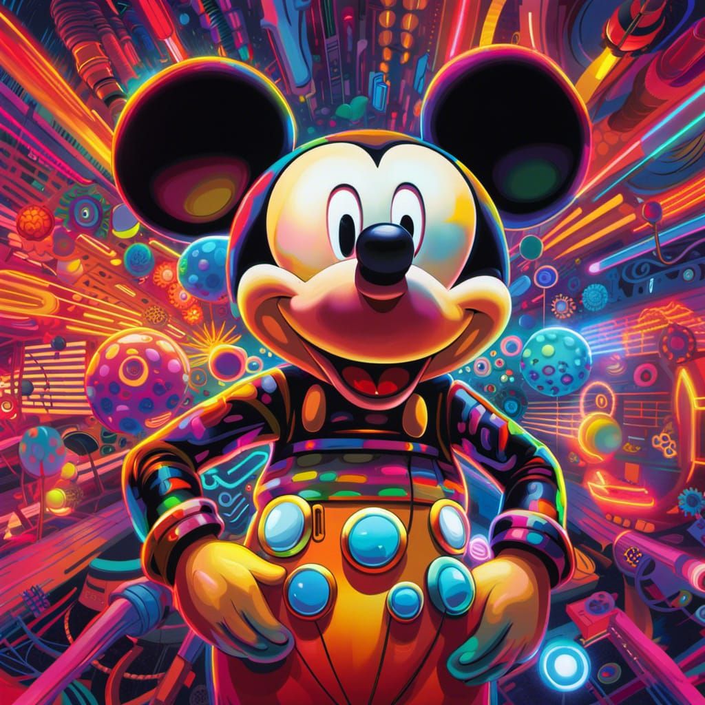 Mickey Mouse - AI Generated Artwork - NightCafe Creator