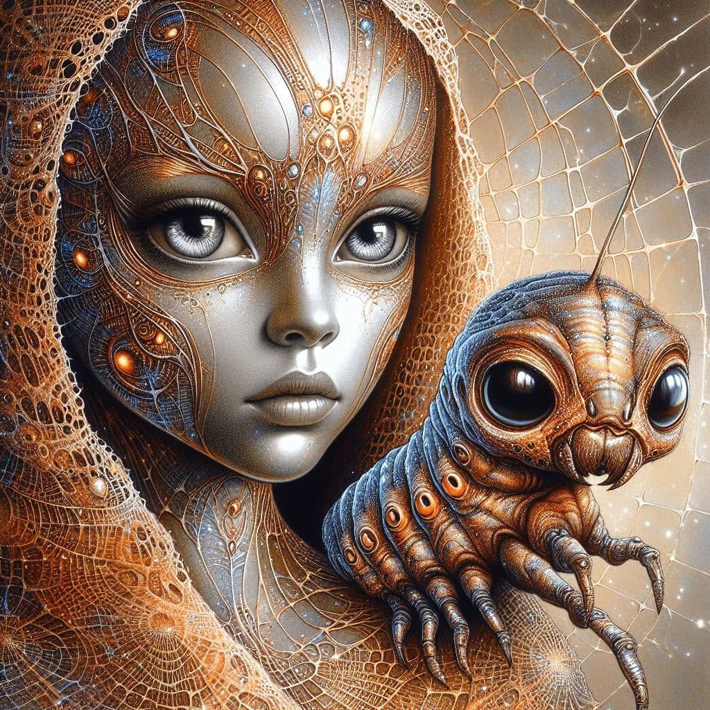 Youngster With A Caterpillar!!!!