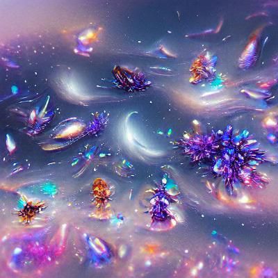 a galaxy full of magic crystals