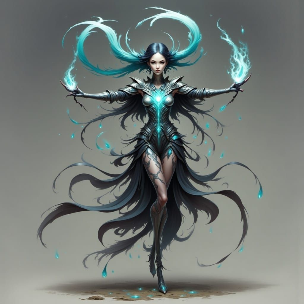 wisp cleric <lora:Wisps Flux:1.0> 