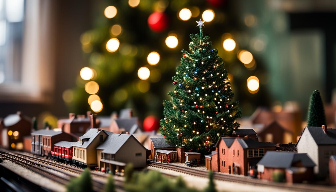 model railways  Christmas tree