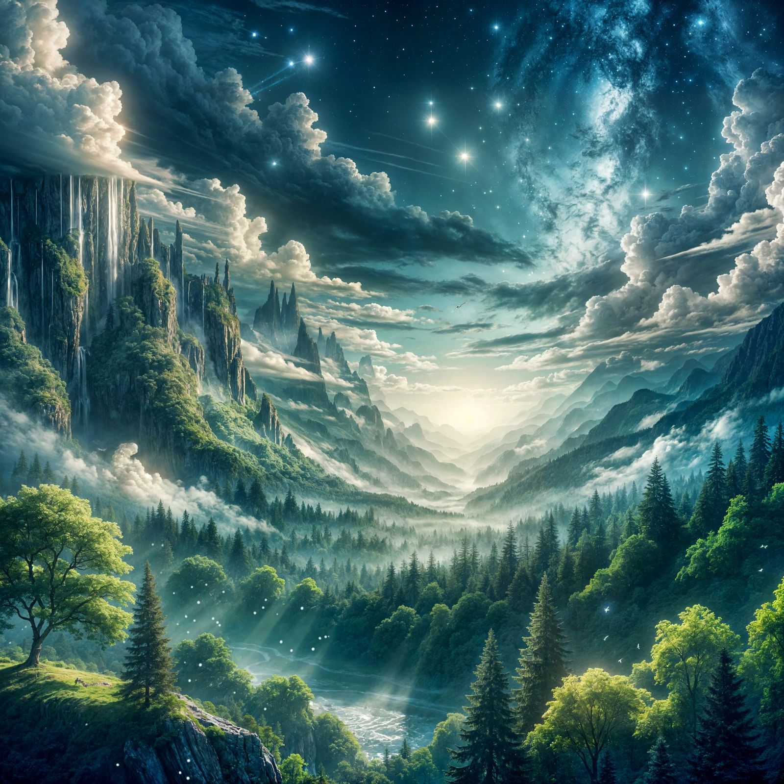Fantasy Landscape   by @AnnieAfterhours