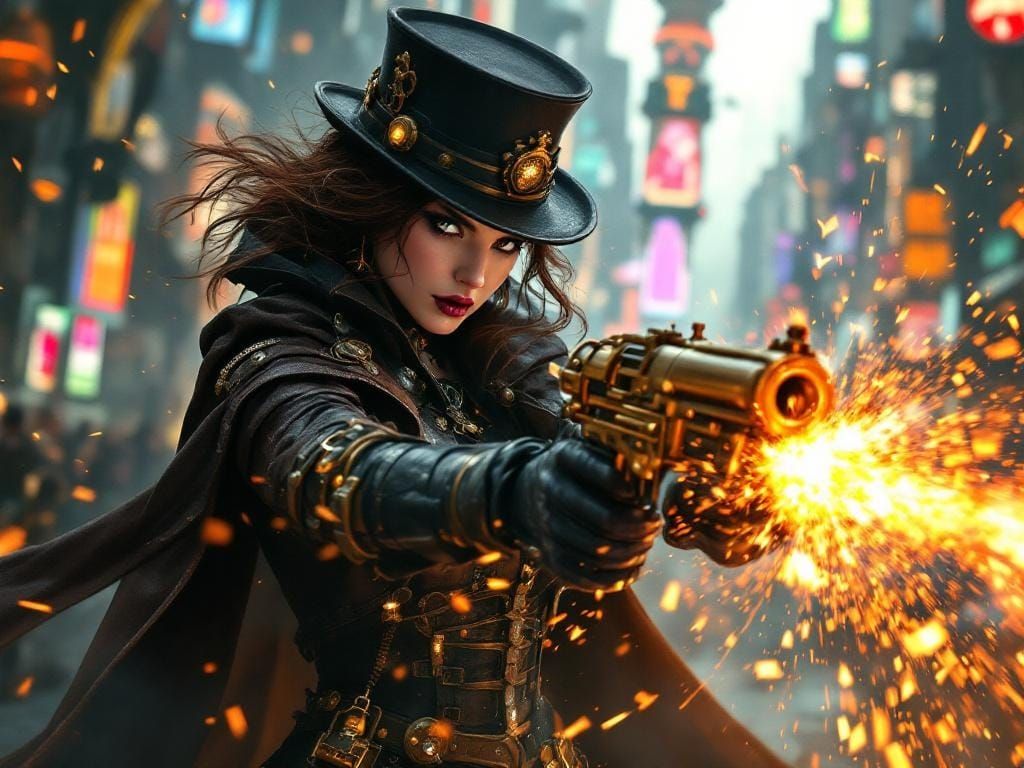 Steampunk villainess  by @John from Youngstown