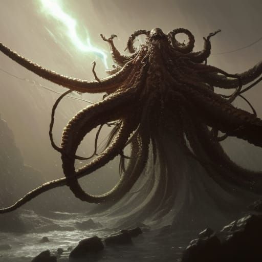 Fearsome God of the ocean