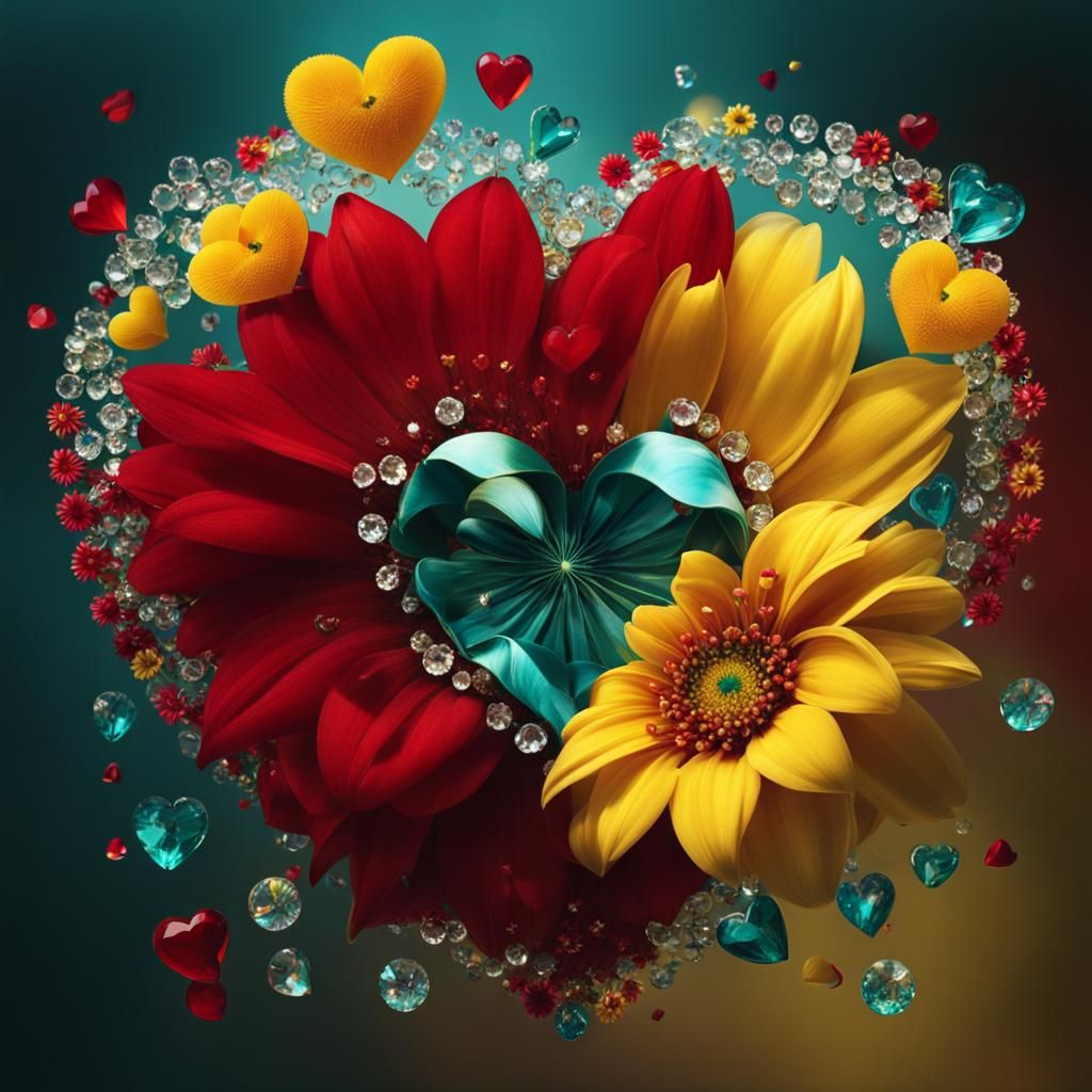 Flower heart