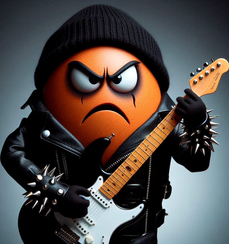 Angry Goth Egg