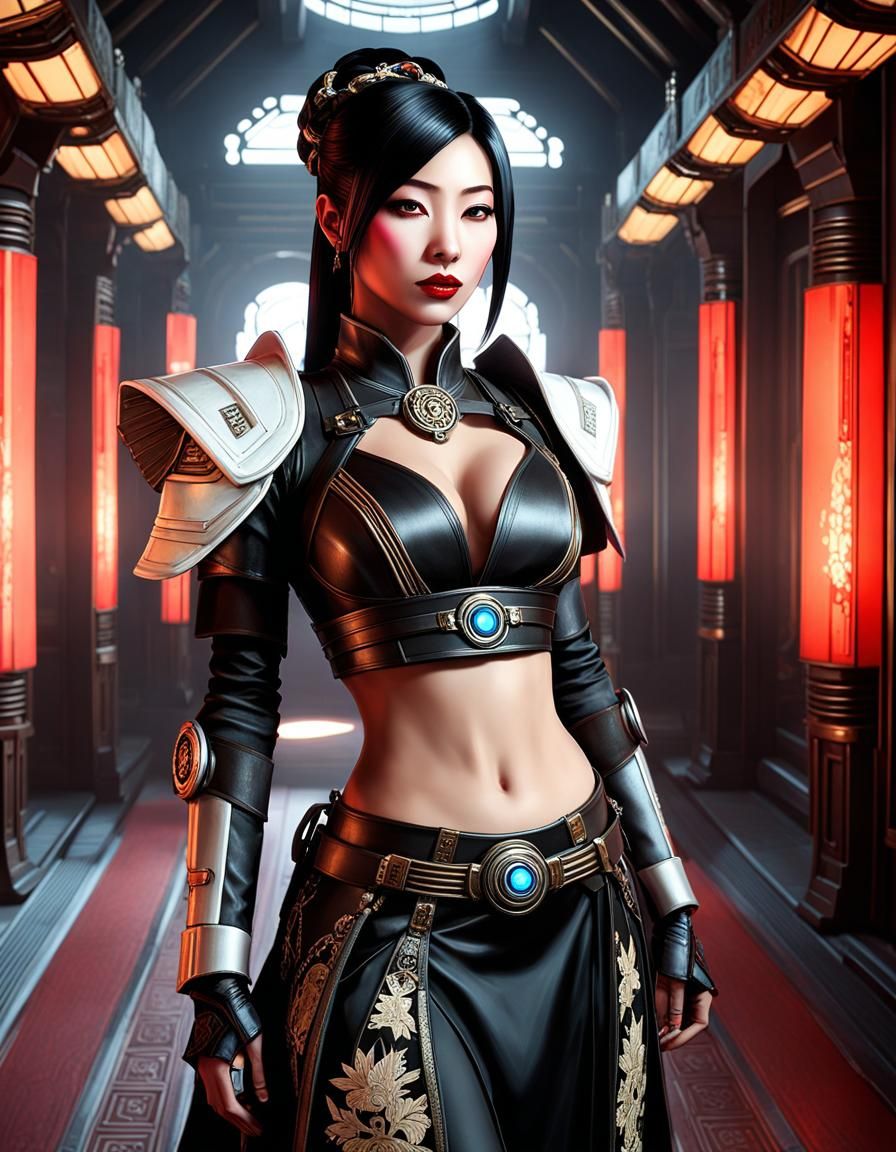 Asian Sith Lady - AI Generated Artwork - NightCafe Creator