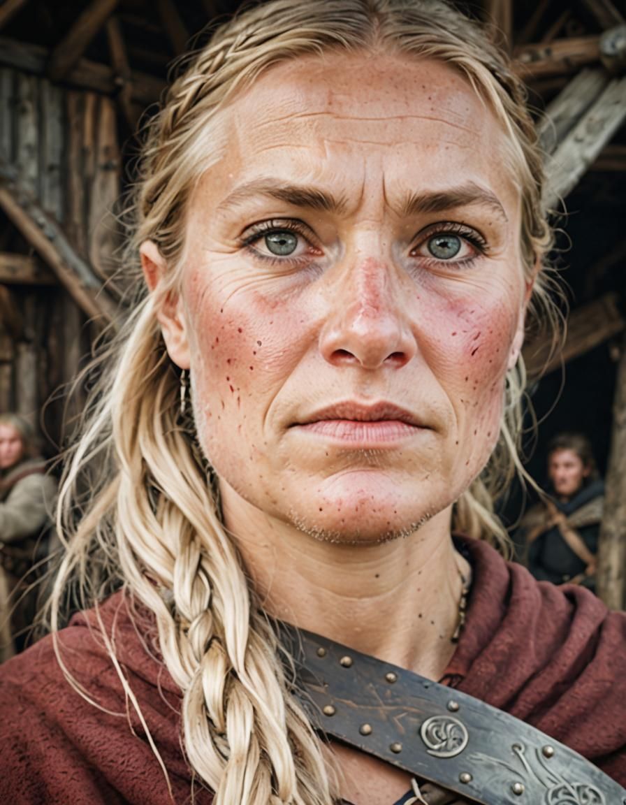 Viking Female Village Longing Sad Alone