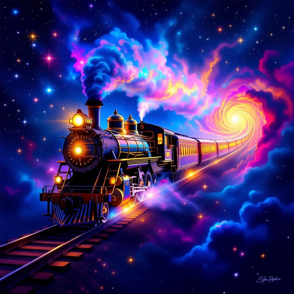 The Astral Express   by @Pepino