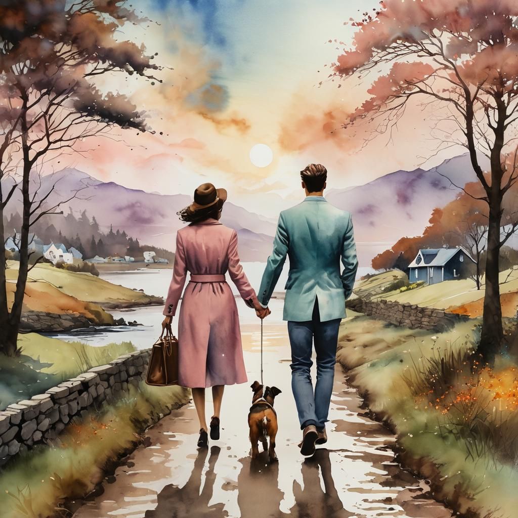 Walk to the waters edge
