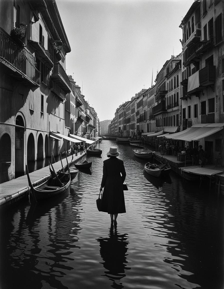 Walking in old town