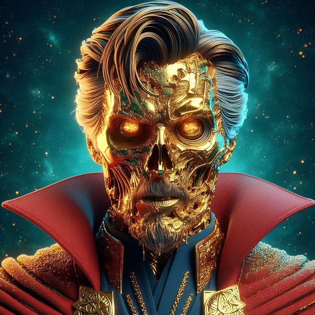 Gold Zombie Doctor Strange