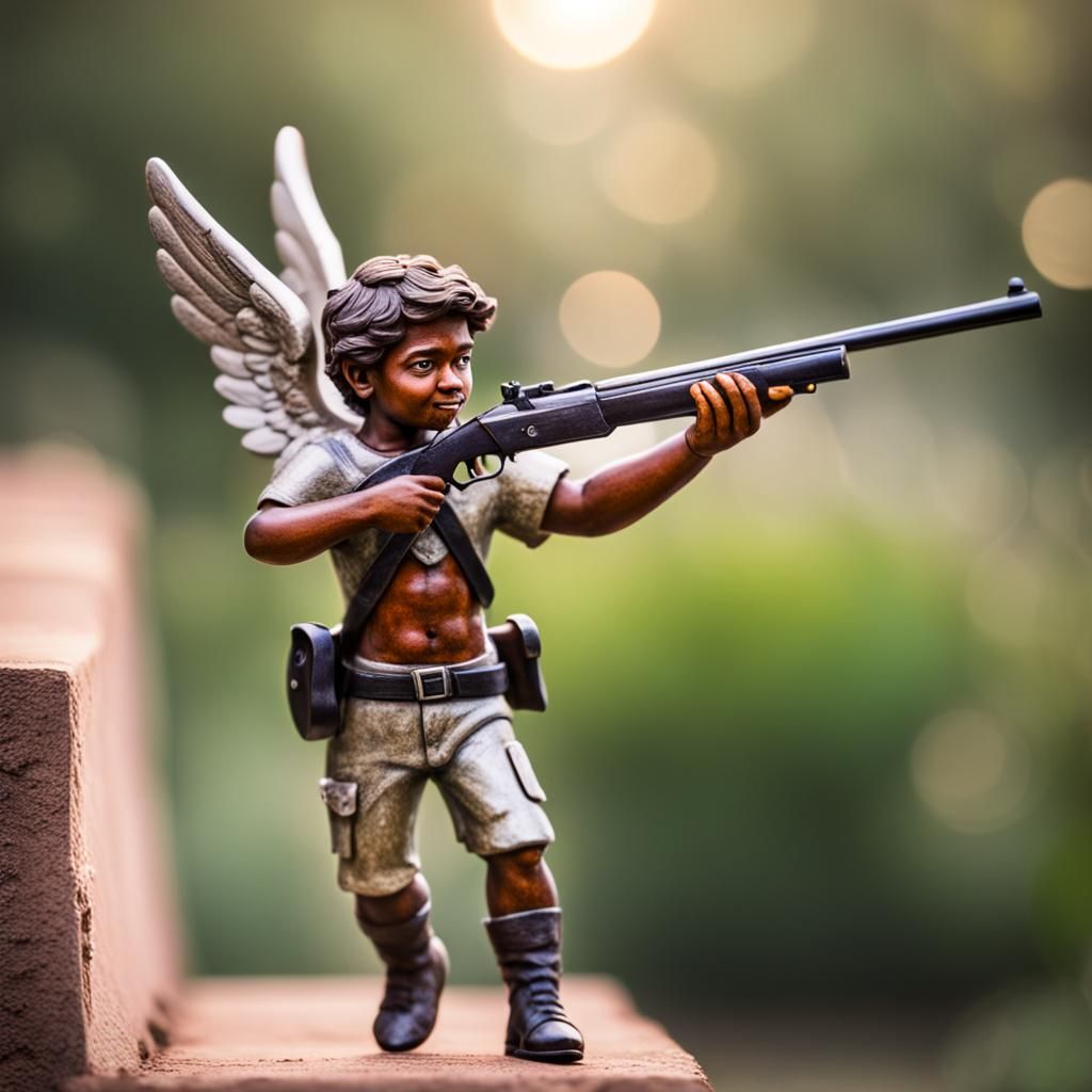 Cupid with a shotgun