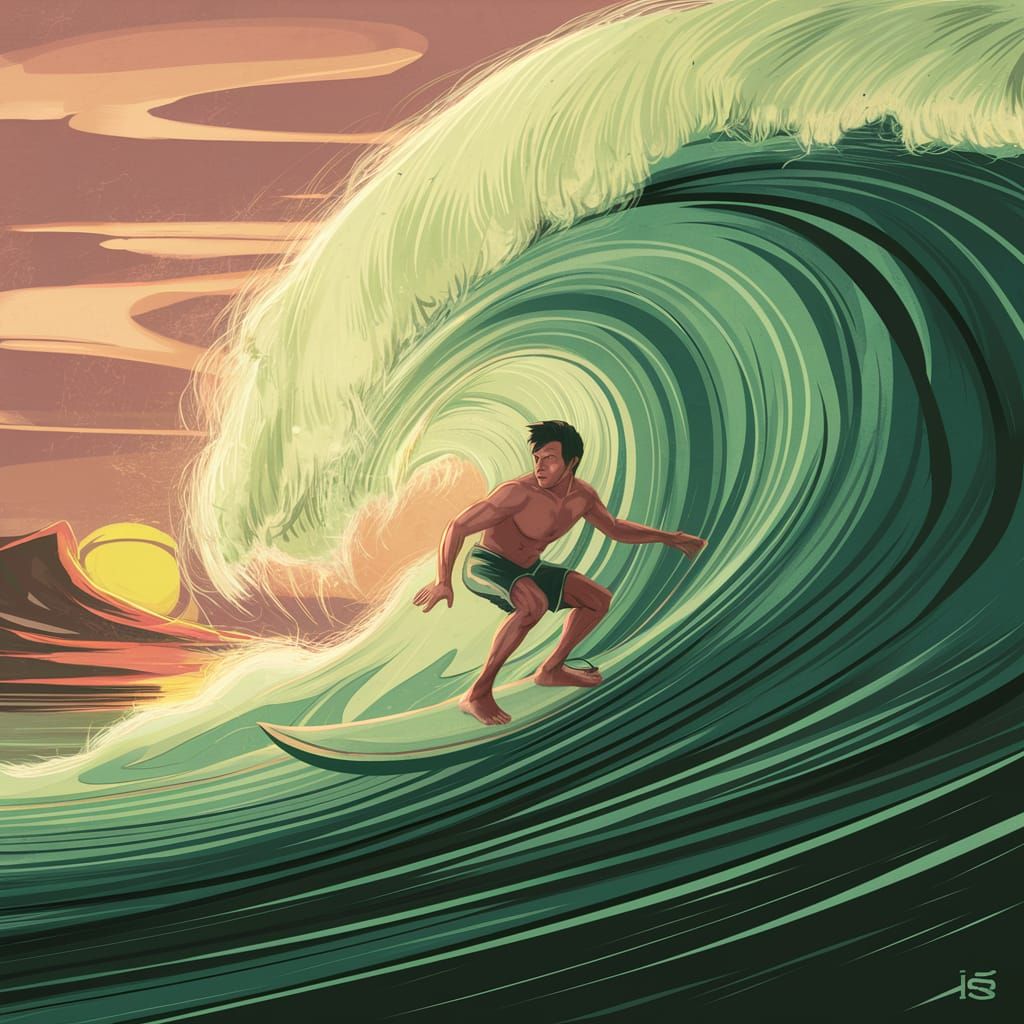An illustration of Surfer