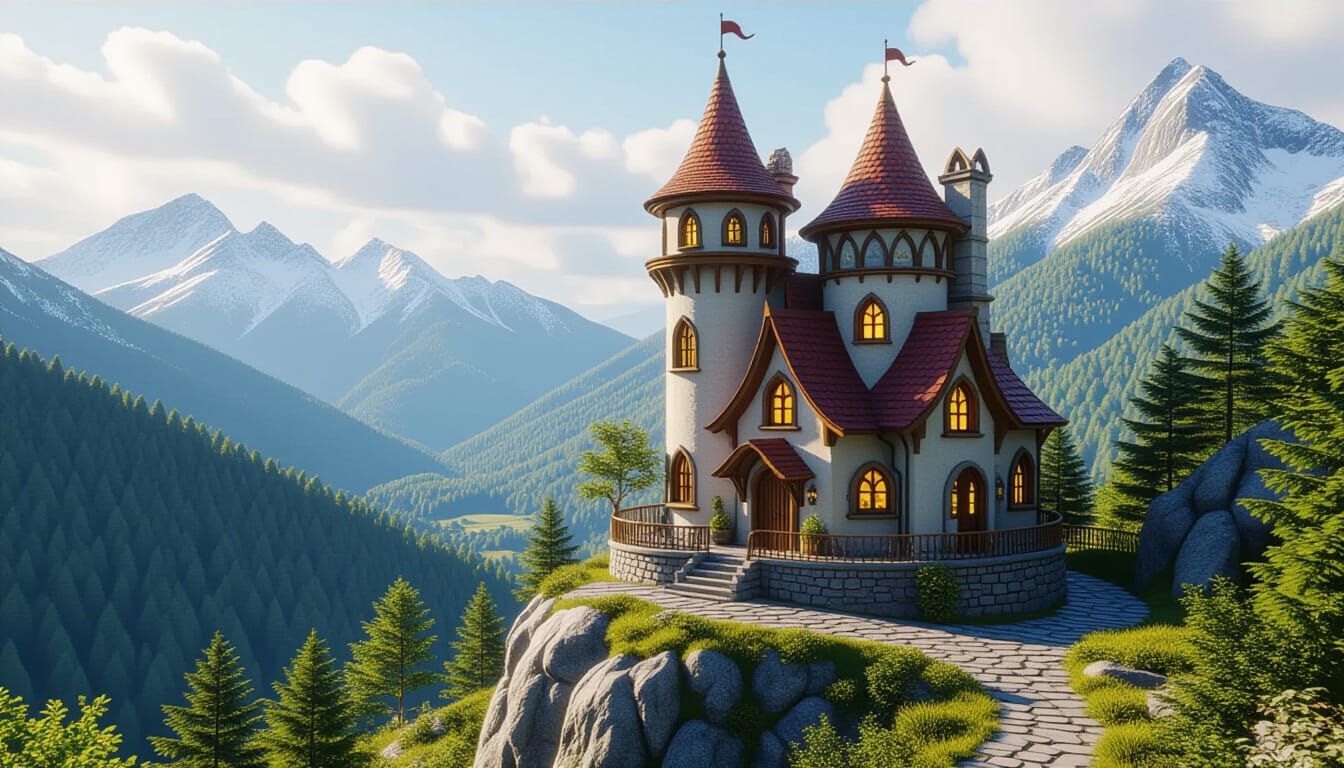 little castle with a view