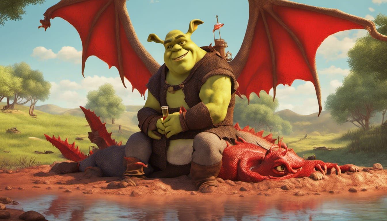 Shrek Brutal Alternative Movie Ending AI Generated Artwork shrek-brutal-alternative-movie-ending-ai-generated-artwork