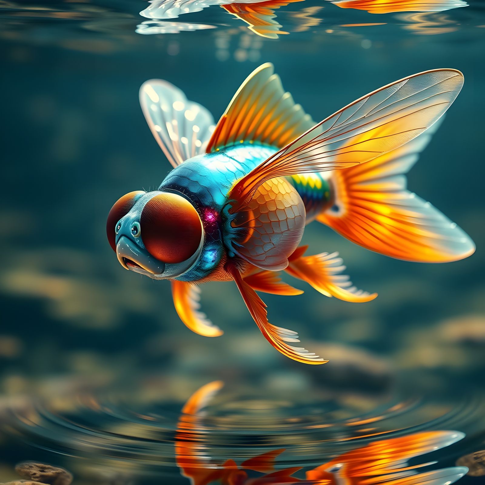 fly fishing  by @Grae